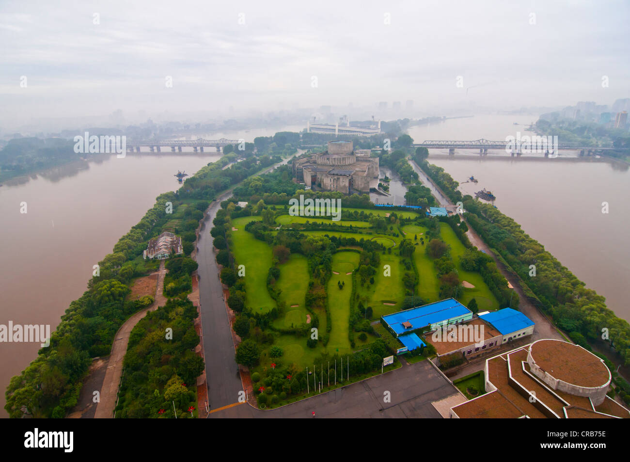 The only golf course of Pyongyang, North Korea, Asia Stock Photo - Alamy