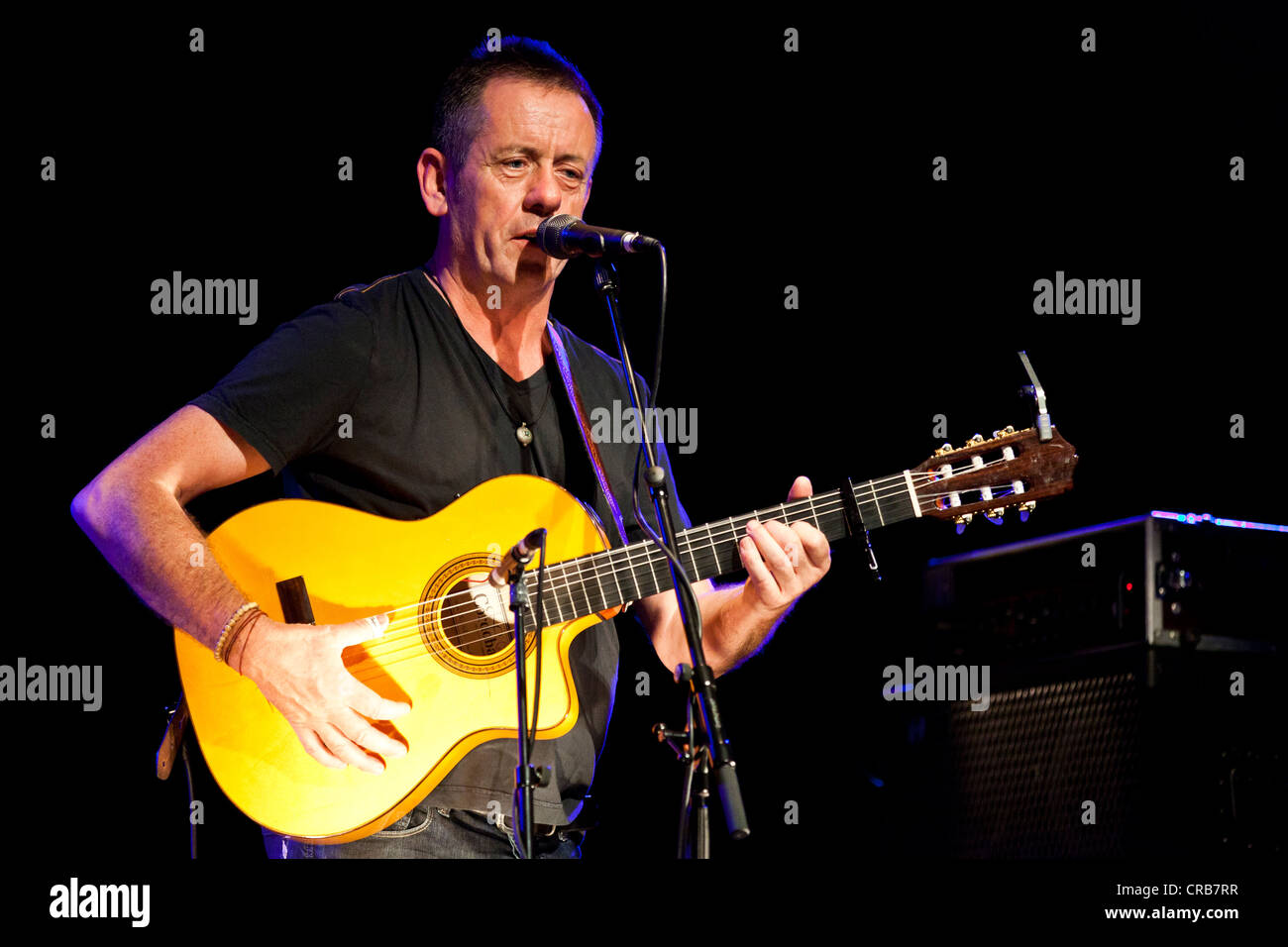 Irish singer and songwriter Kevin Barry Moore, also known as Luka Bloom  playing live in the Schueuer concert hall, Lucerne Stock Photo - Alamy