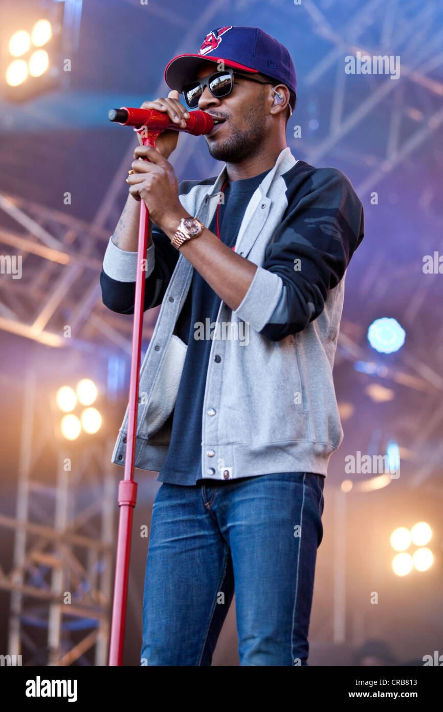 U.S. actor and rapper Kid Cudi performing live at the Heitere Open Air