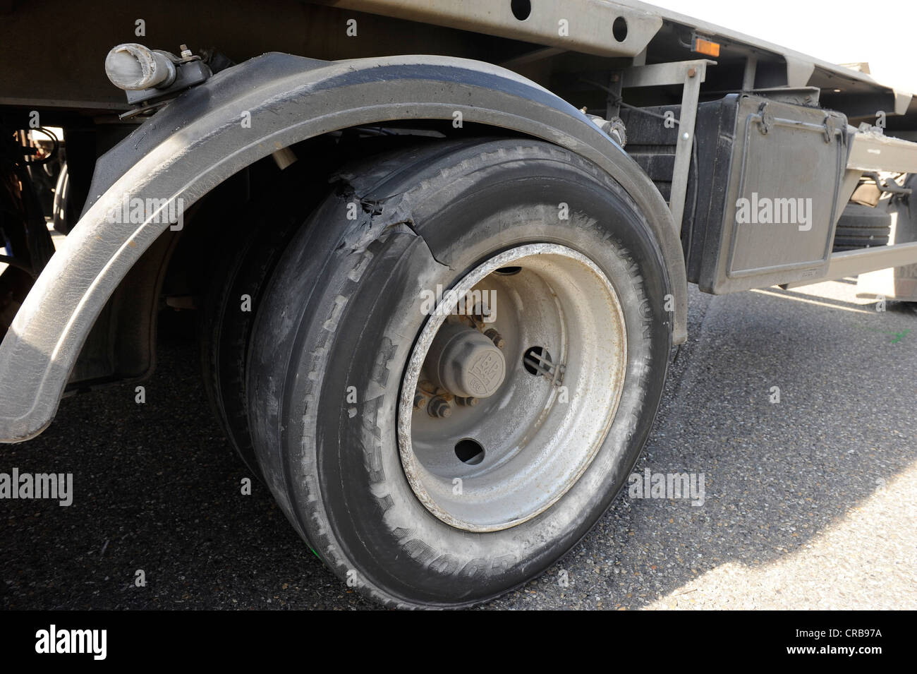 Car tire burst hires stock photography and images Alamy