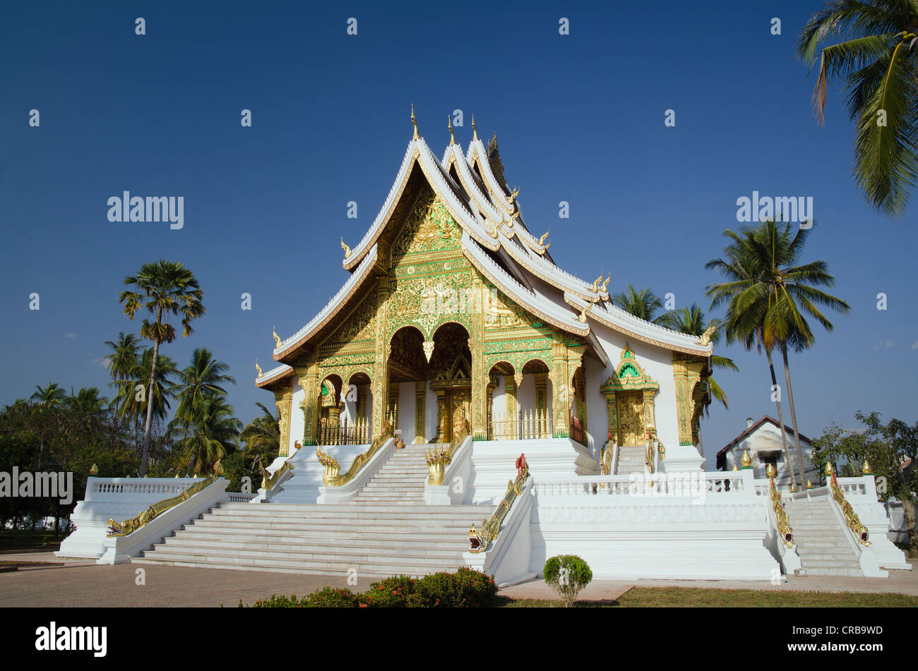 Royal Palace, National Museum, temple, Luang Prabang, Laos, Indochina, Asia Stock Photo