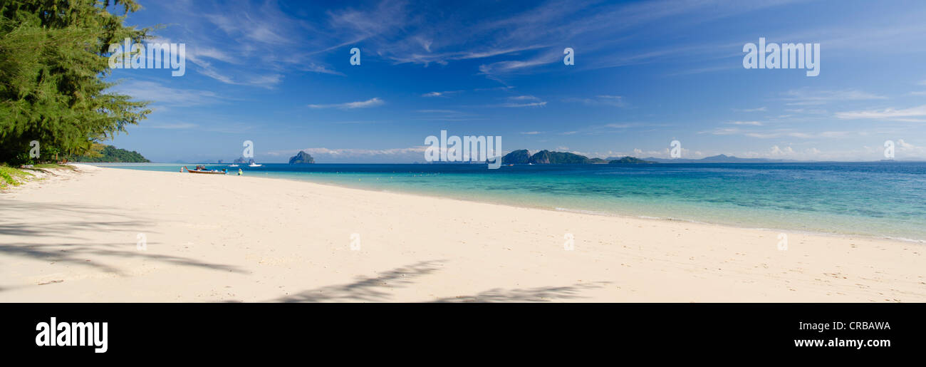 Sandy beach, Koh Kradan island, Trang province, Thailand, Southeast Asia, Asia Stock Photo