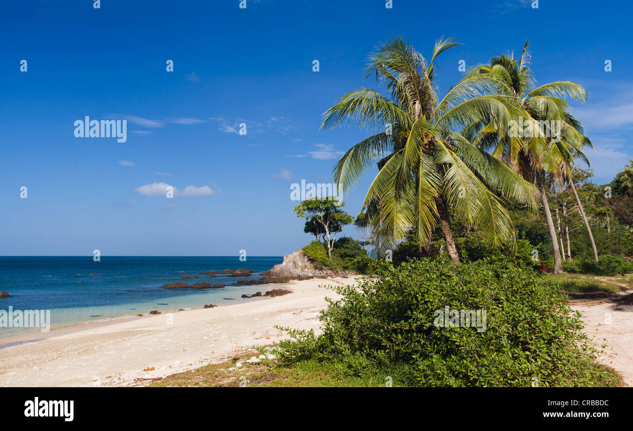 Palm beach, Golden Pearl Beach, Ko Jum or Koh Pu island, Krabi ...