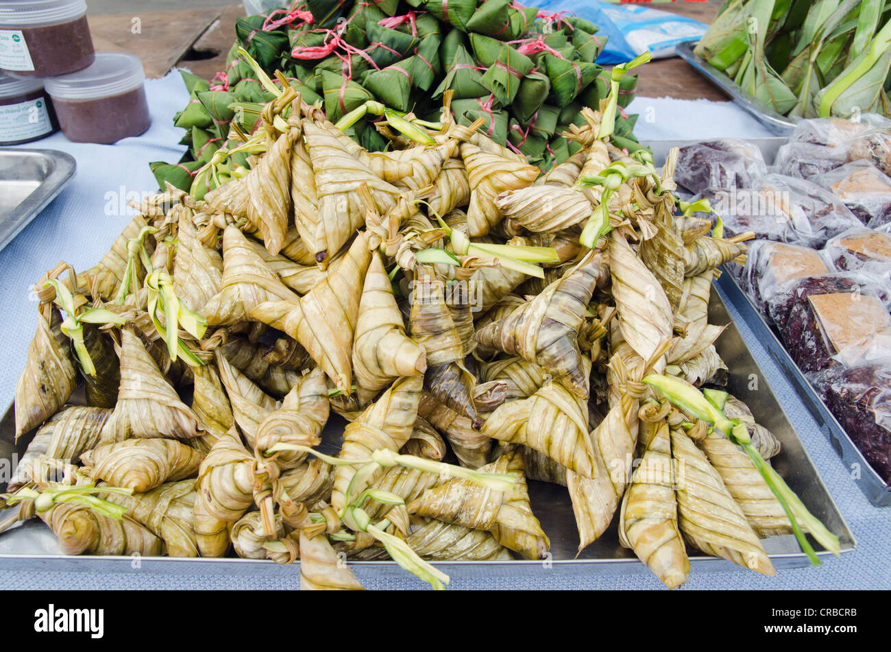 Food wrapped in banana leaves hires stock photography and images Alamy