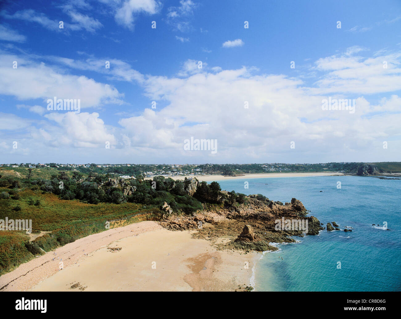 Beach, coast, Beauport Bay, Jersey, Channel Islands, England, United  Kingdom, Europe Stock Photo - Alamy