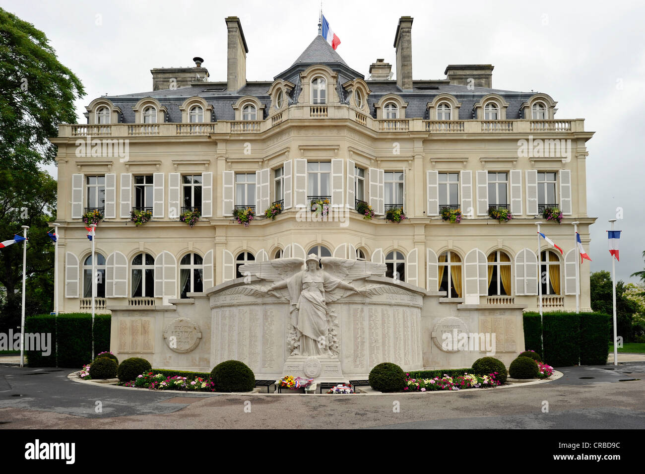 Hotel de Ville, town hall, Épernay, Champagne, Marne, France, Europe, PublicGround Stock Photo