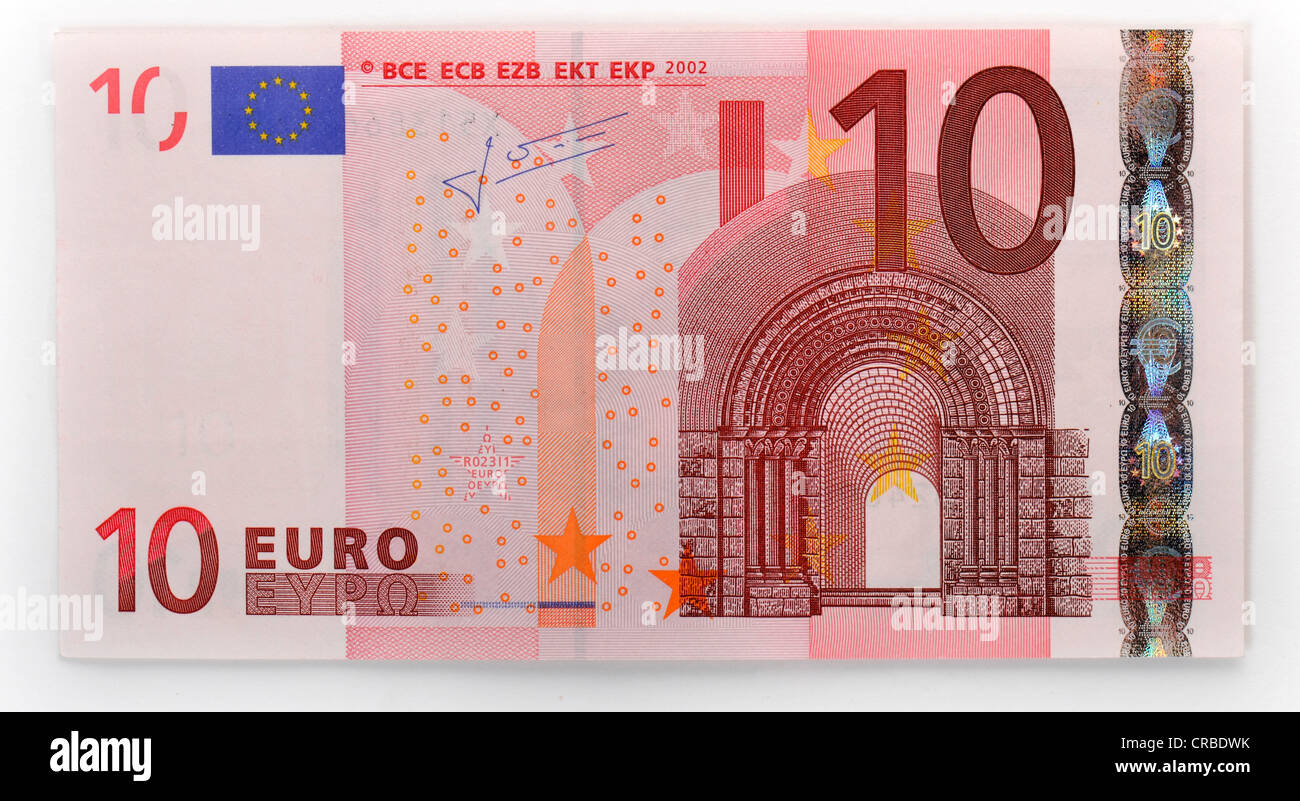 10-euro banknote, front Stock Photo - Alamy