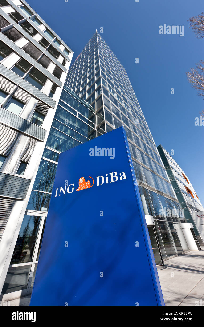 Head office of ING DiBa Bank in Frankfurt, Hesse, Germany, Europe Stock  Photo - Alamy