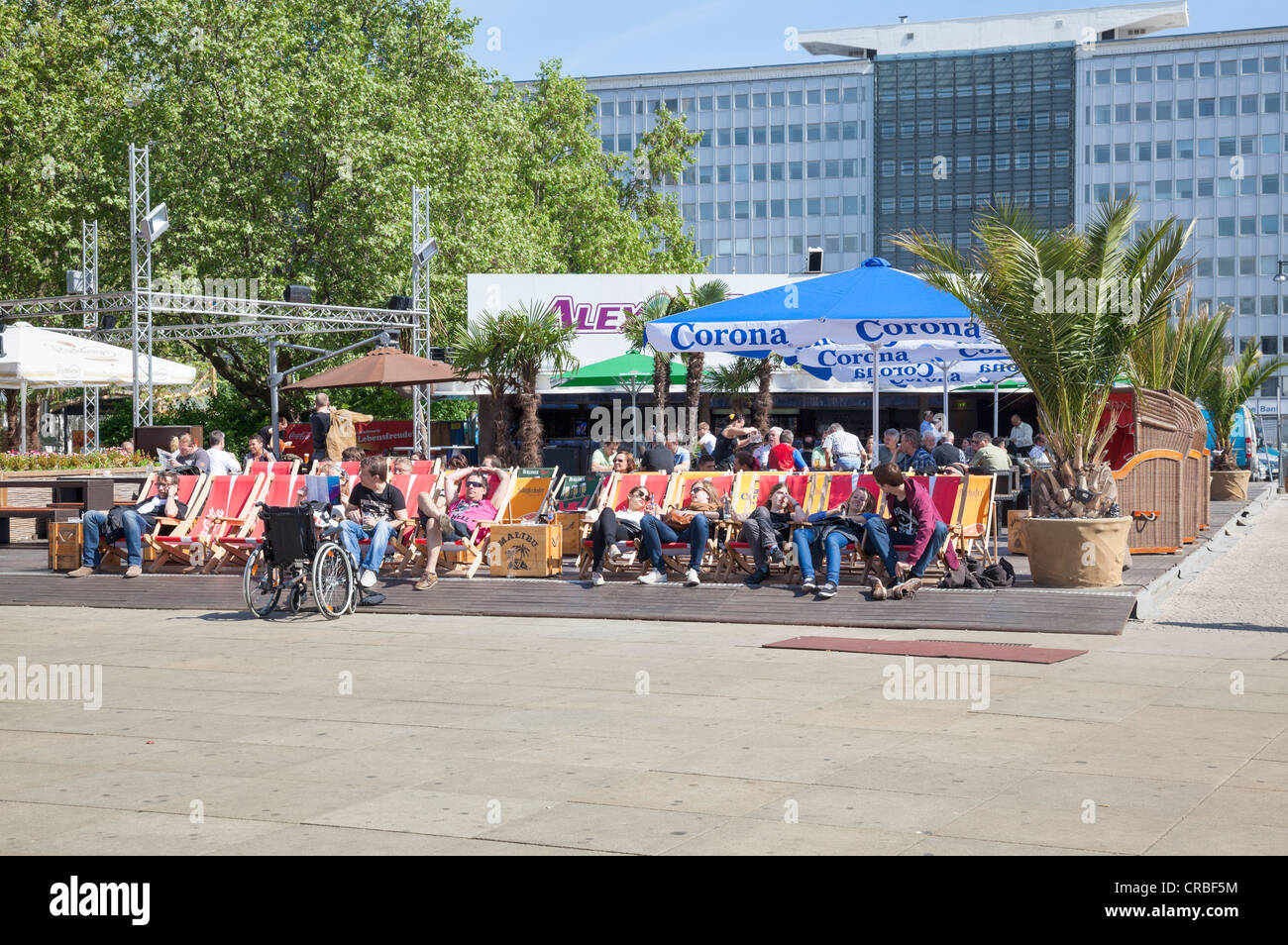 bar on Alexanderplatz, Berlin, Germany Stock Photo Alamy