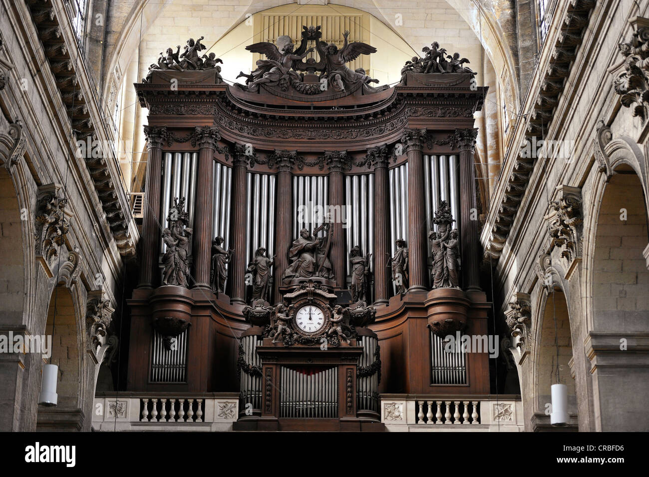 Main organ built by FrançoisHenri Clicquot and Aristide CavailleCol
