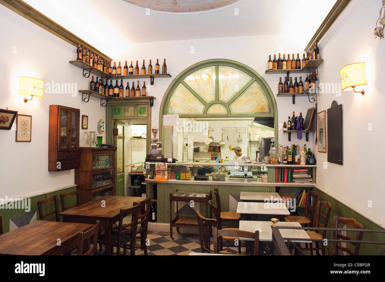Restaurant, Osteria alla Giudea, Pietrasanta, Tuscany, Italy, Europe Stock Photo