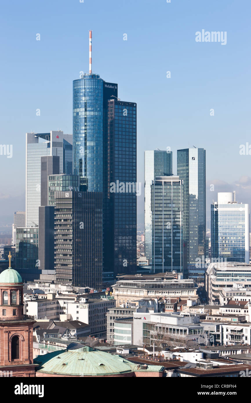 View Of Frankfurt And Its Skyline Hessische Landesbank Deutsche