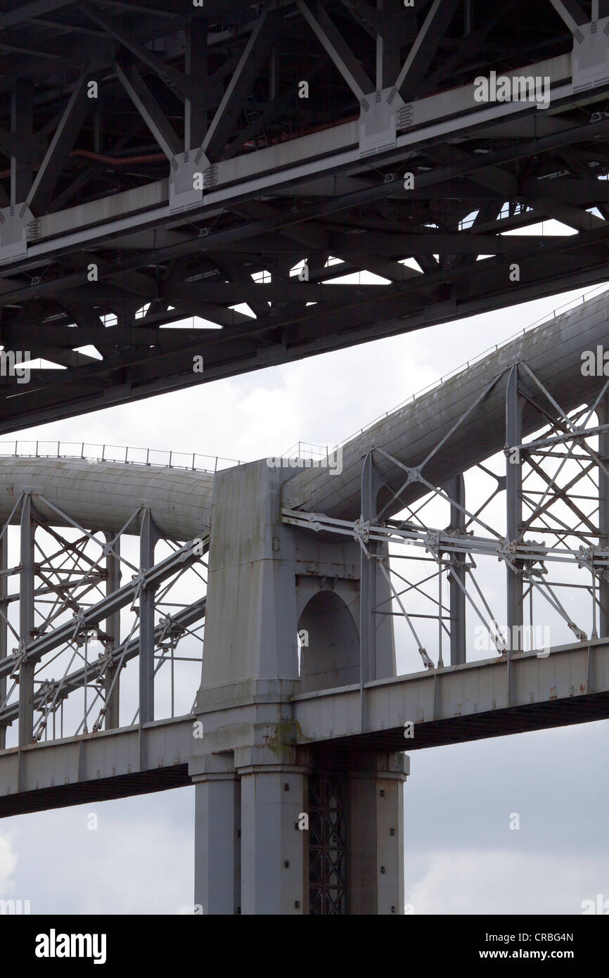 Tamar Rail and Road Bridges Stock Photo