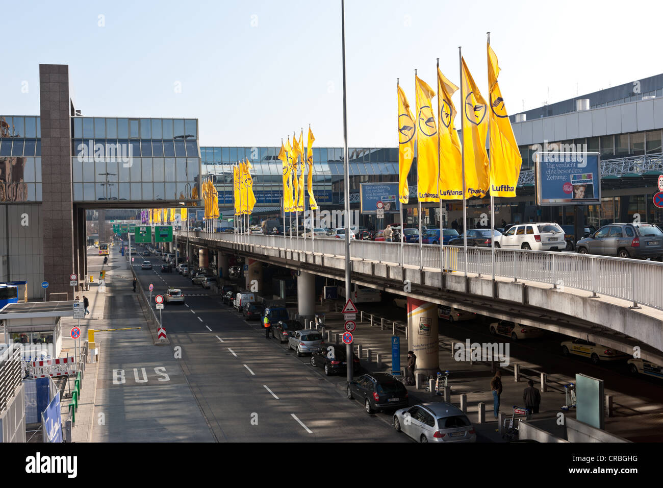 Frankfurt Airport, Arrivals Terminal 1, Frankfurt am Main, Hesse, Germany, Europe Stock Photo