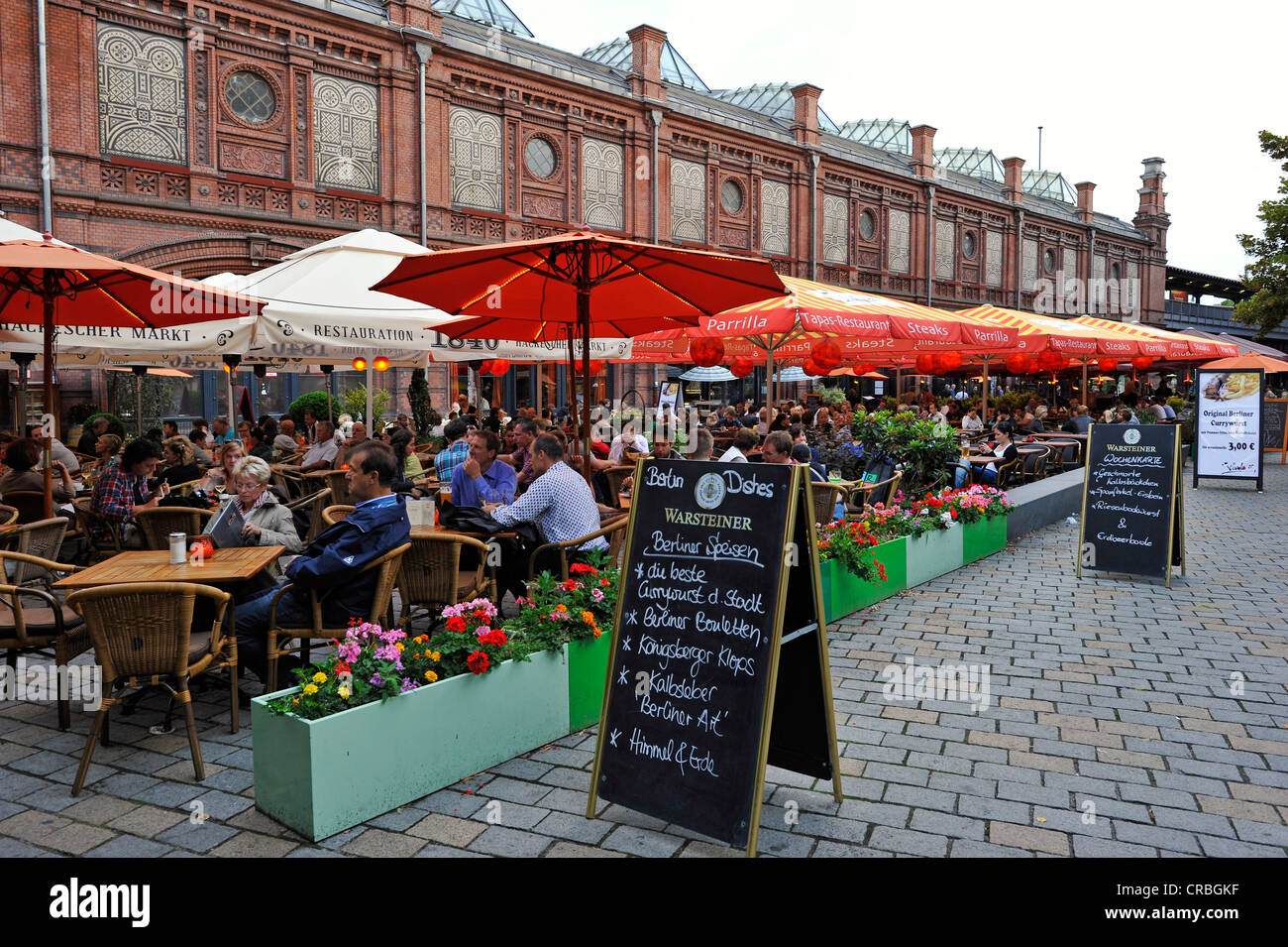 Restaurants, Hackescher Markt, Mitte district, Berlin, Germany, Europe ...