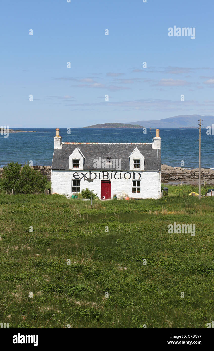 Small house Broadford Isle of Skye Scotland June 2012 Stock Photo Alamy
