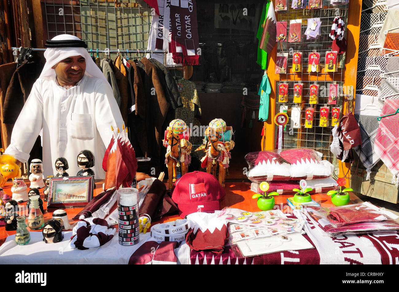 Souvenirs in Souq Waqif Doha Qatar Middle East Stock Souvenirs in Souq Waqif Doha Qatar Middle East Stock