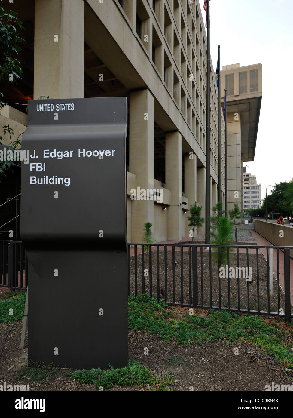 United States J. Edgar Hoover FBI Federal Bureau of Investigation Building, Washington DC, District of Columbia, USA Stock Photo