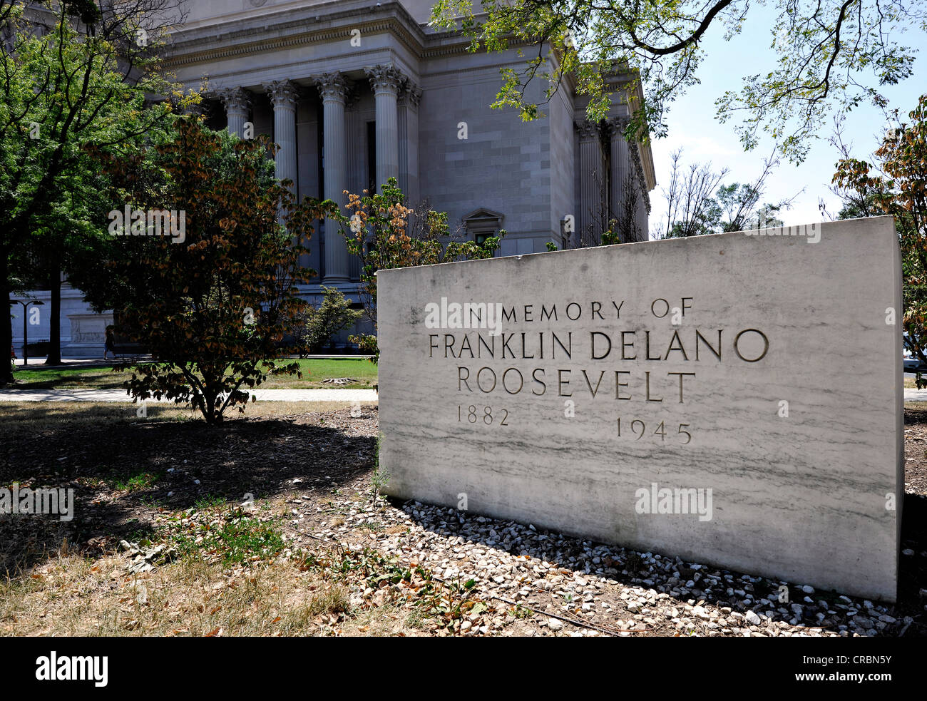 Franklin Delano Roosevelt Memorial, Washington DC, District of Columbia, USA, PublicGround Stock Photo