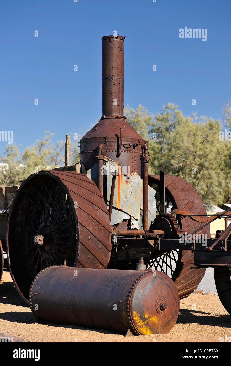 Old Dinah, historic steam tractor for the transport of Borax, Borax