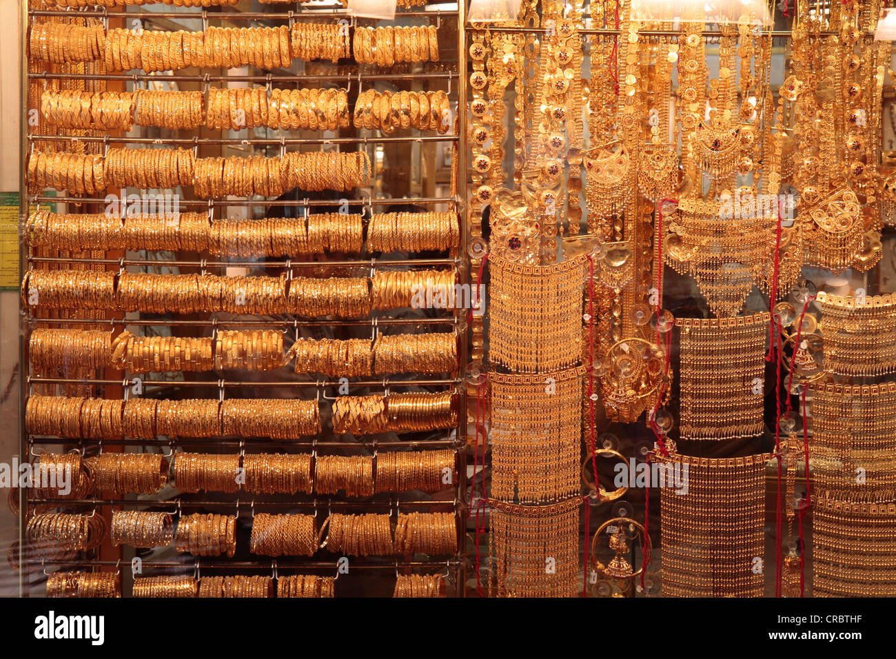 Gold Souk, Dubai, United Arab Emirates, Middle East Stock Photo