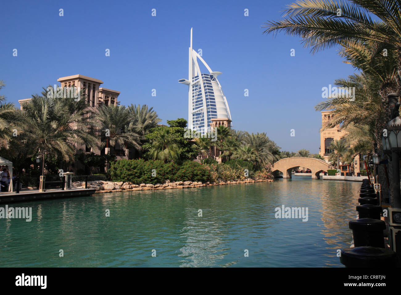 Dar Al Masyaf, 7 star hotel Burj Al Arab, Dubai, United Arab Emirates, Middle East Stock Photo