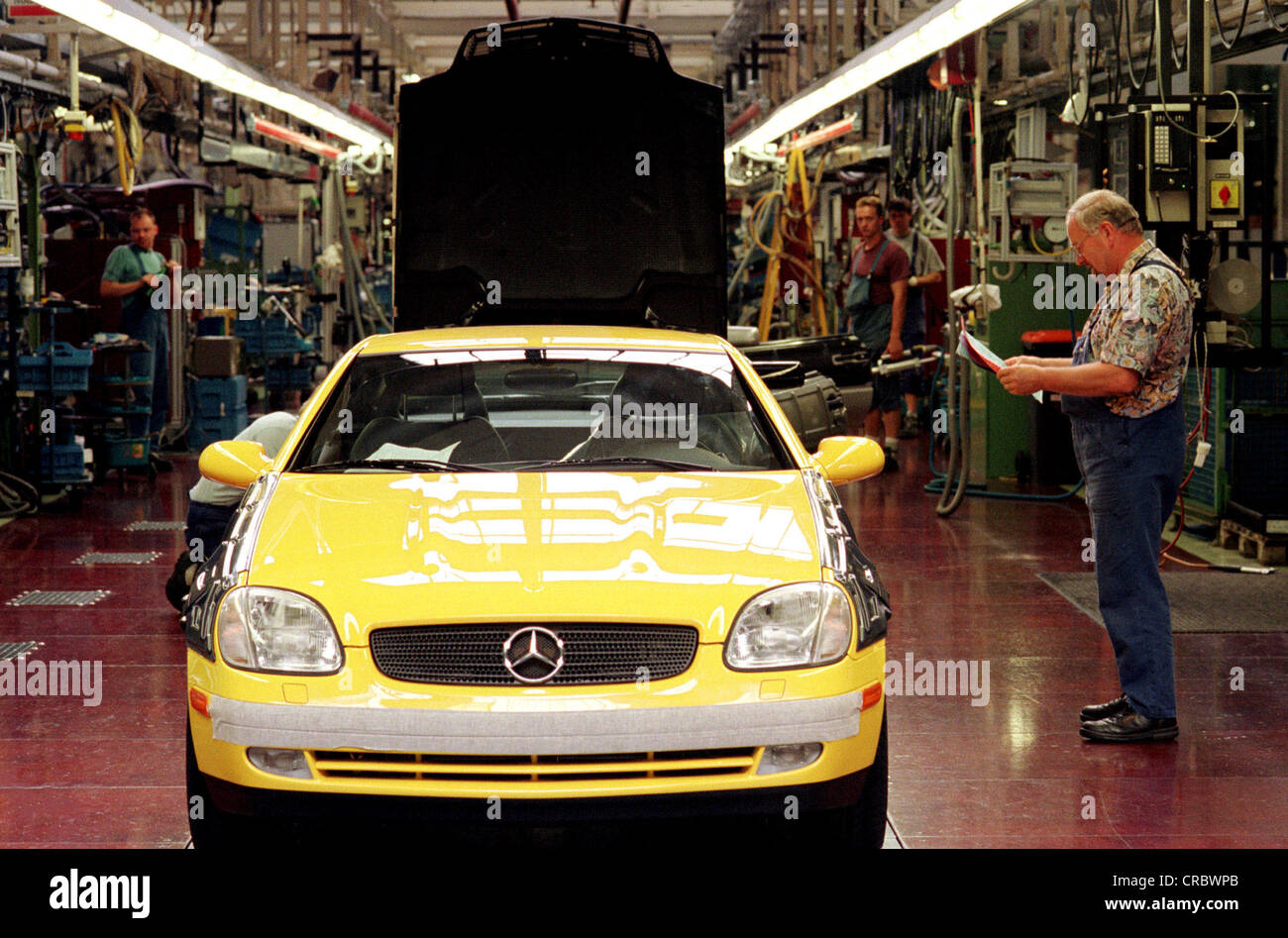 Production of the Mercedes SL, DaimlerChrysler AG, Bremen, Germany ...