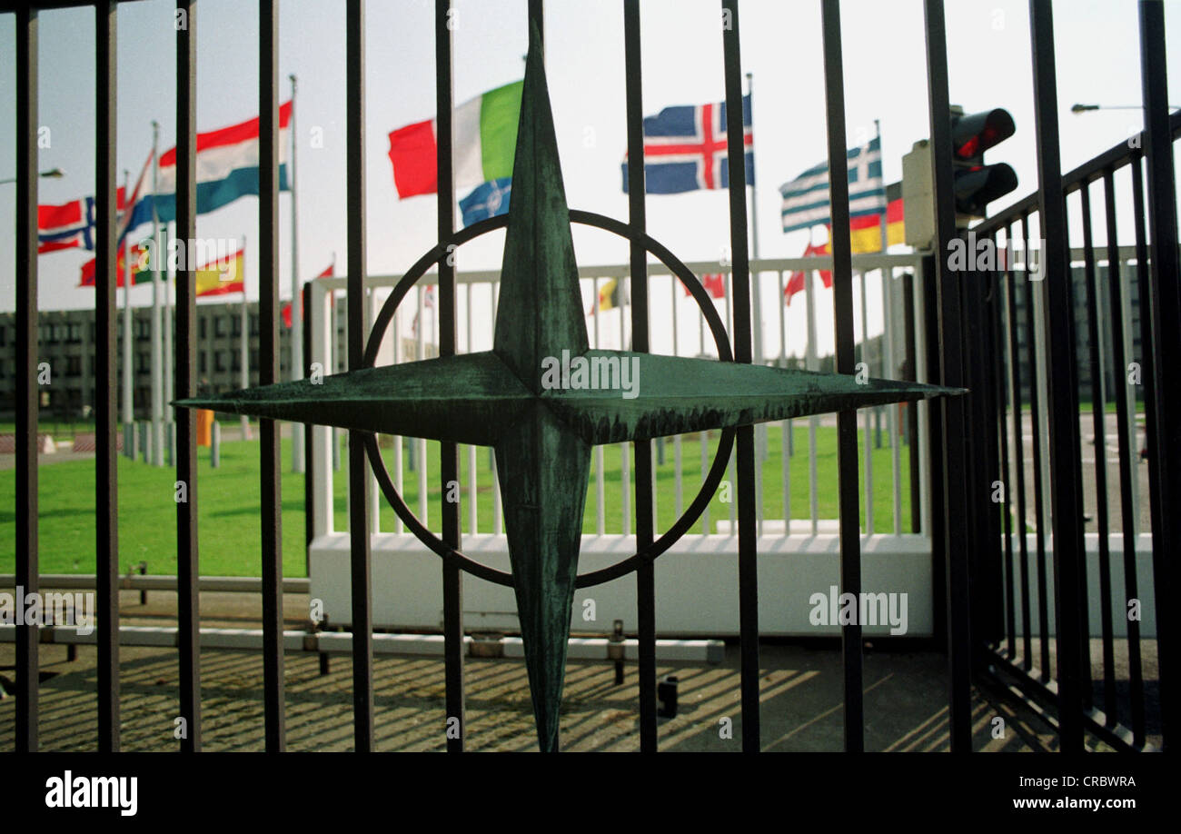 The NATO headquarters are in Brussels, Belgium Stock Photo Alamy