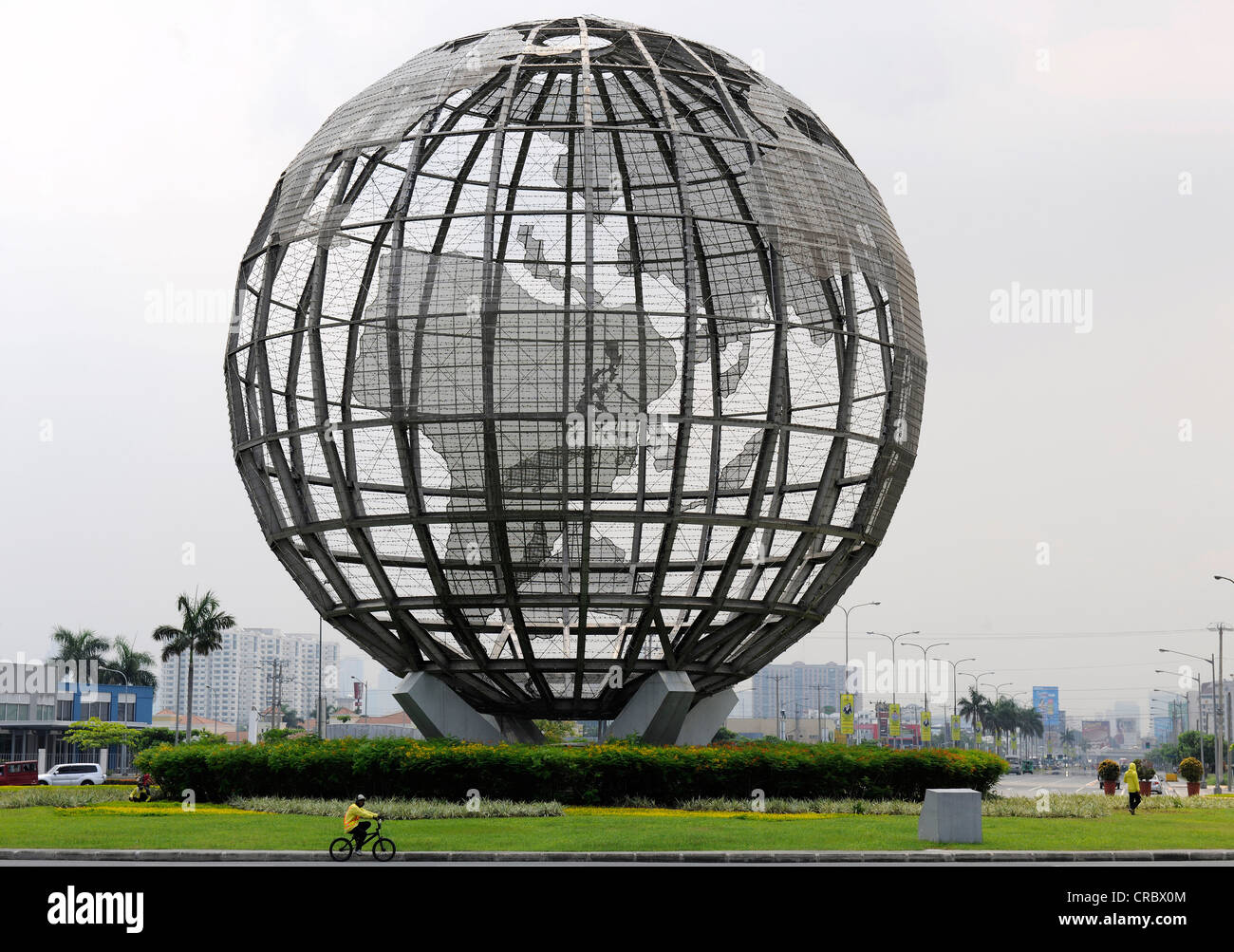 Mall of Asia Globe, huge sculpture, Manila, Philippines, Southeast Asia
