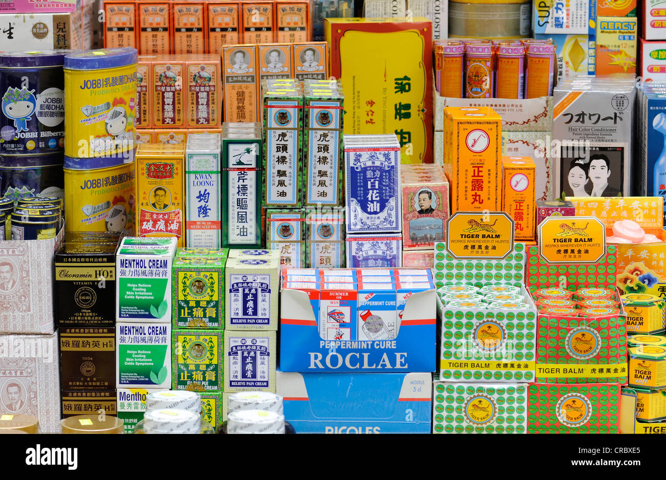 Variety of Chinese medicine, Hong Kong, China, Asia Stock Photo Alamy
