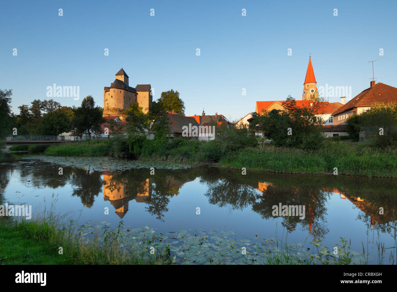 Falkenberg Castle, Waldnaab, Upper Palatinate, Bavaria, Germany, Europe, PublicGround Stock Photo