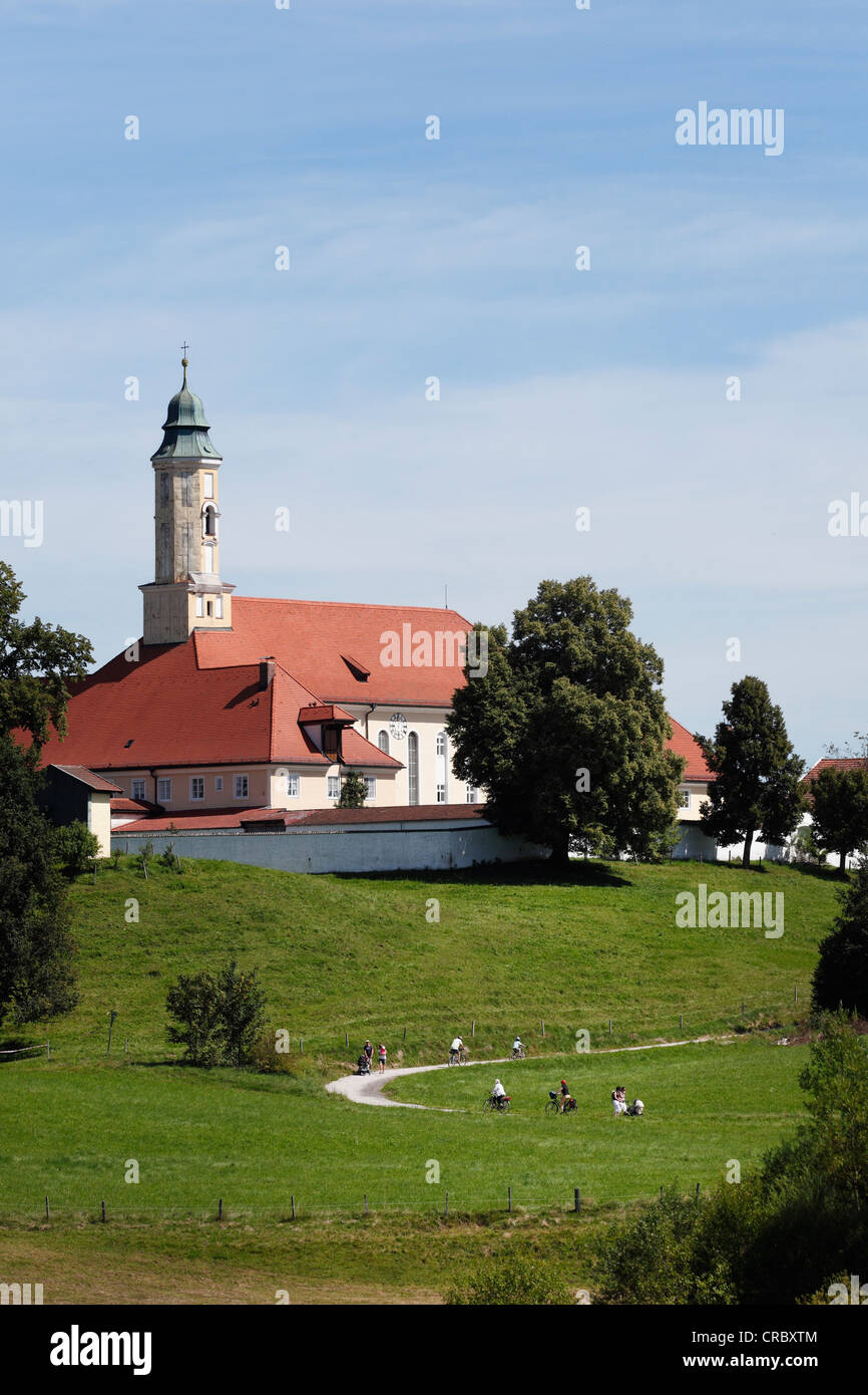 Reutberg Abbey, Franciscan Monastery, Sachsenkam municipality, Upper Bavaria, Bavaria, Germany, Europe, PublicGround Stock Photo