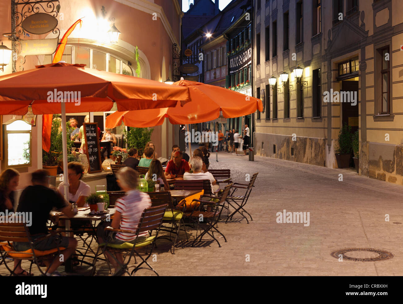 Wirtshaus zum Domreiter, tavern, Obere Sandstrasse, a street in Bamberg