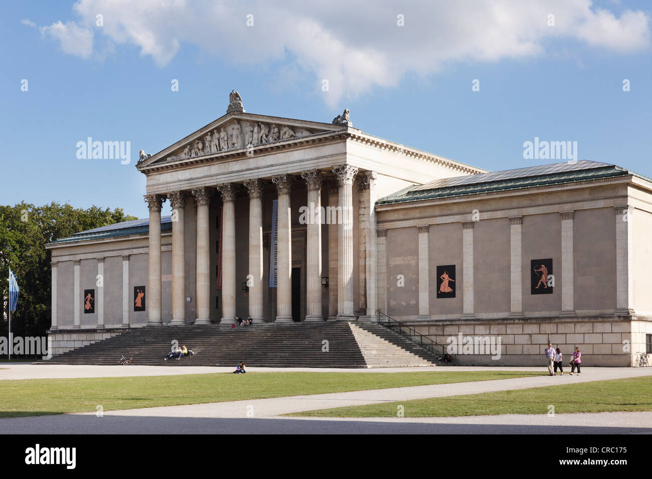 Staatliche Antikensammlungen, State Collections of Antiquies, Koenigsplatz square, Munich, Upper Bavaria, Bavaria, PublicGround Stock Photo