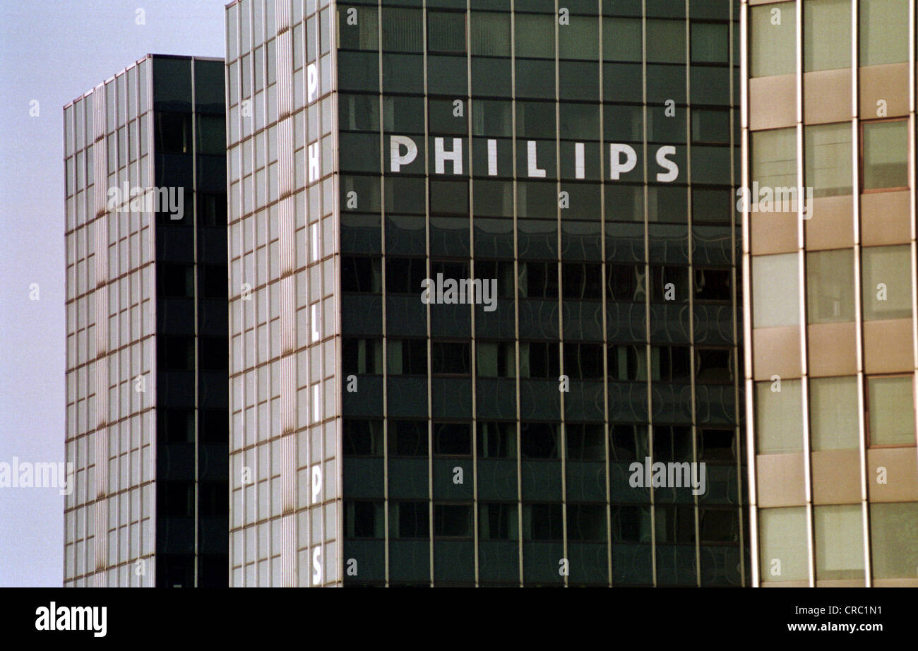 Philips headquarters in the center of Brussels, Belgium Stock Photo