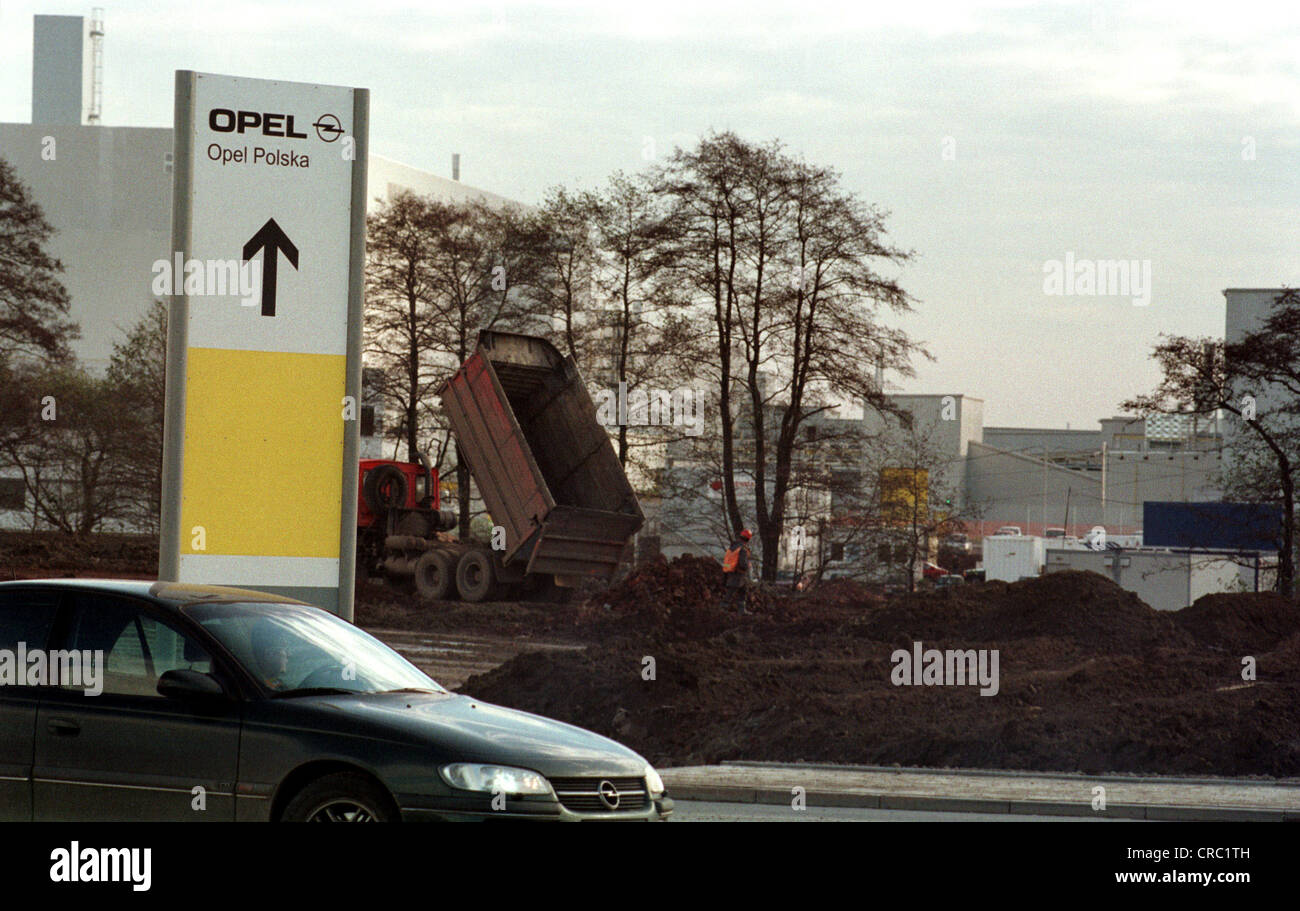 The Opel factory in Gliwice, Poland Stock Photo - Alamy