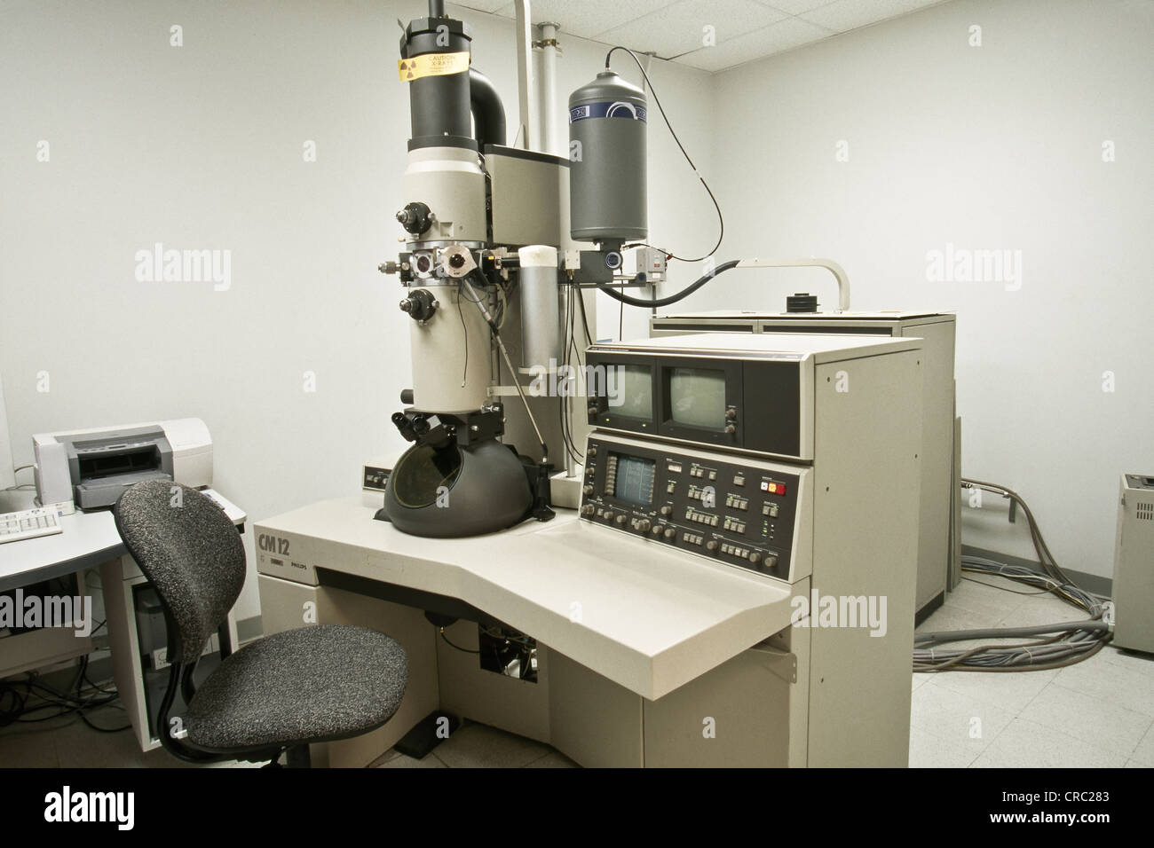 Philips CM12 Scanning/transmission Electron Microscope. Stock Photo