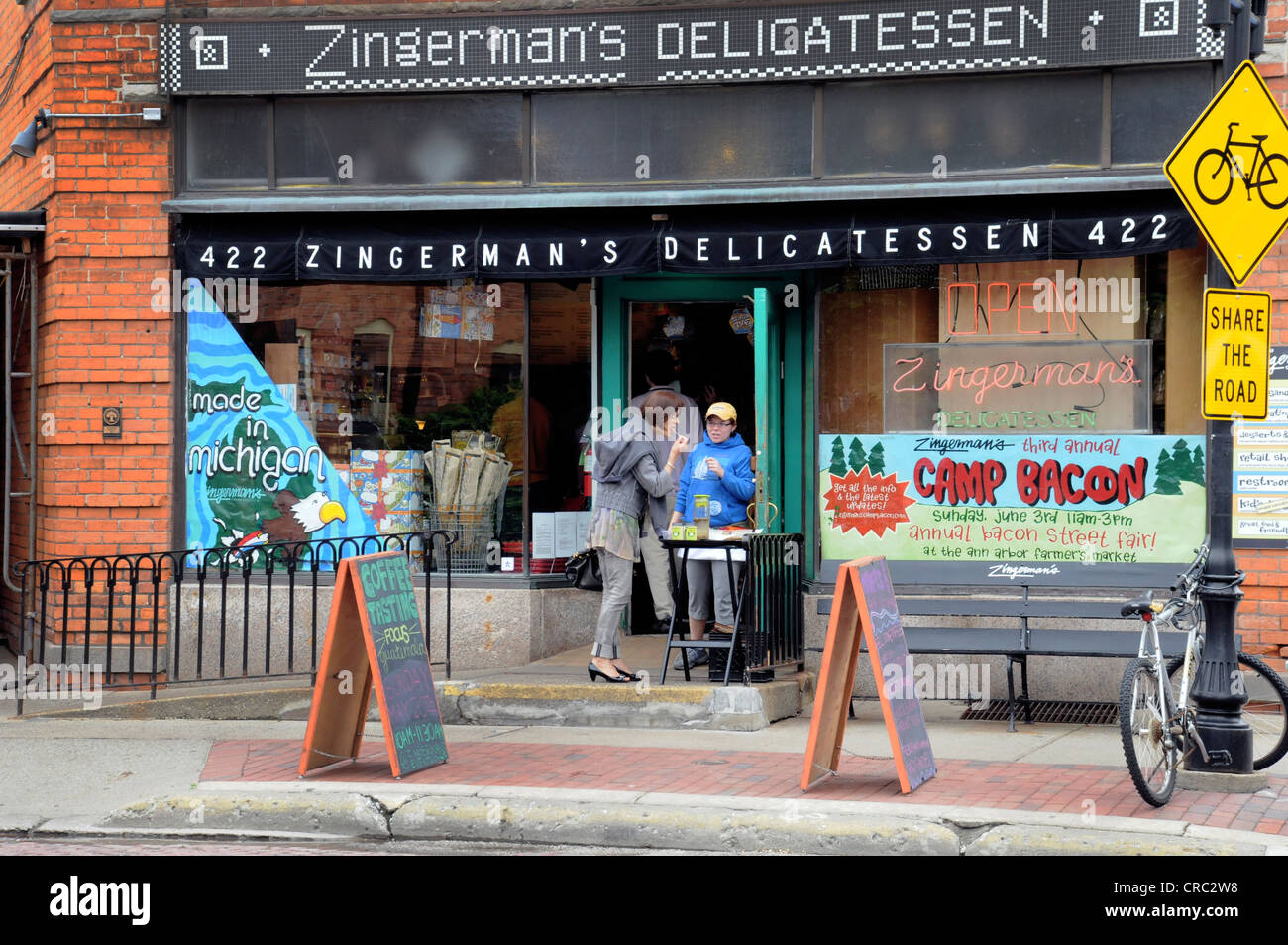 ZINGERMAN'S FAMOUS DELI,ANN ARBOR,MICHIGAN,USA Stock Photo Alamy