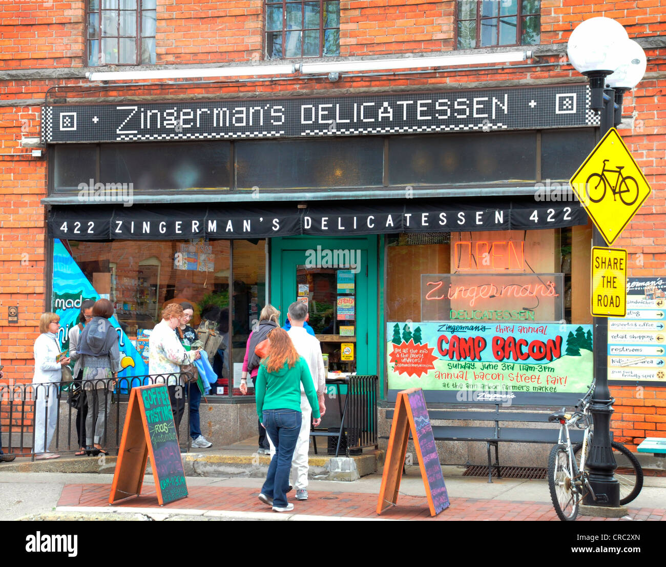 ZINGERMAN'S FAMOUS DELI,ANN ARBOR,MICHIGAN,USA Stock Photo Alamy