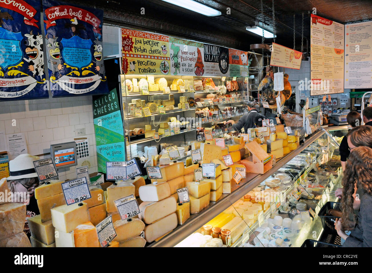 ZINGERMAN'S FAMOUS DELI,ANN ARBOR,MICHIGAN,USA Stock Photo