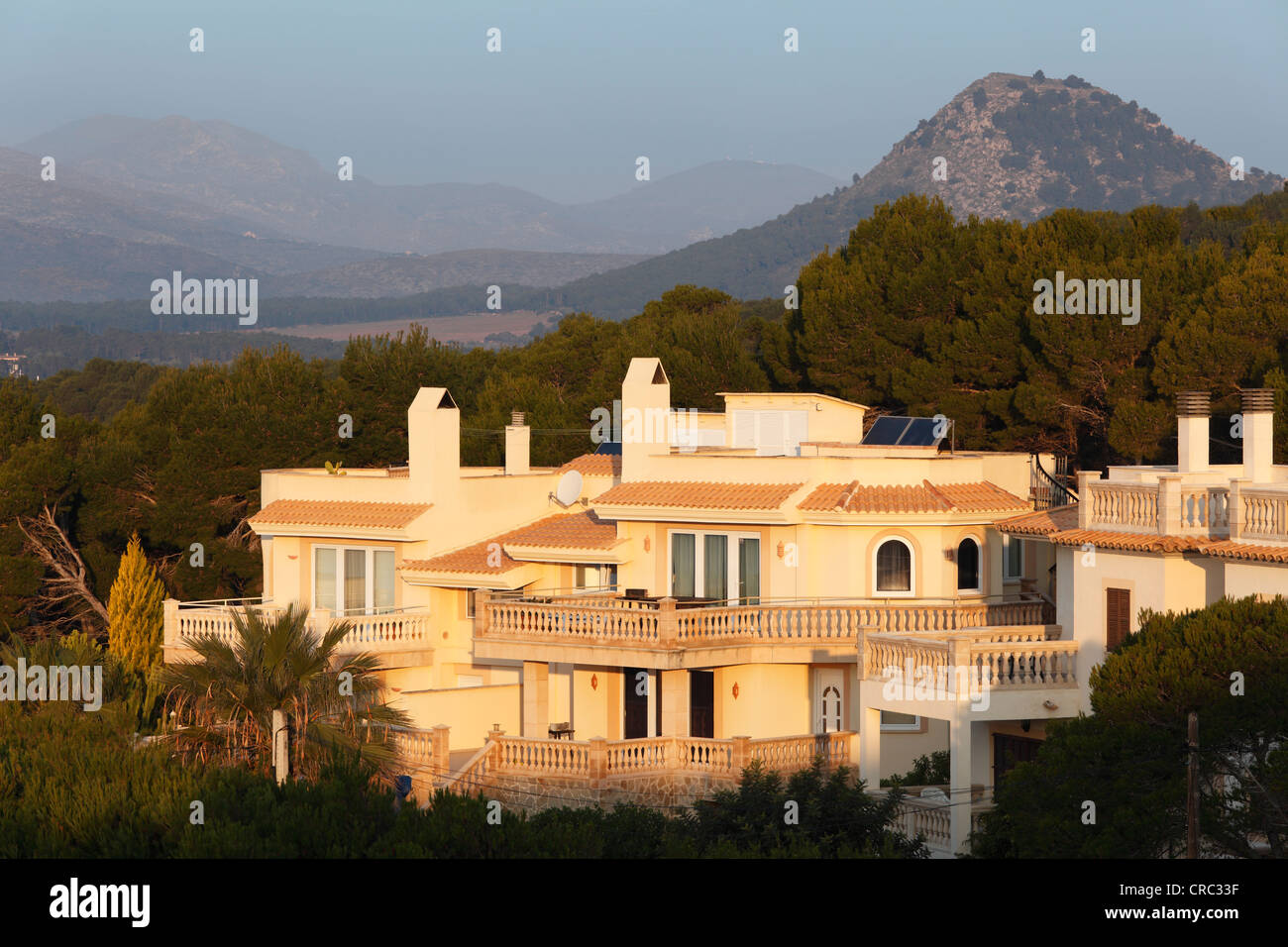 Villa, Cala Ratjada, Cala Ratjada, Majorca, Balearic Islands, Spain, Europe Stock Photo