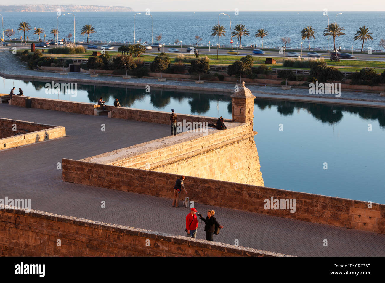 Parc de Mar, Palma de Majorca, Majorca, Balearic Islands, Spain, Europe Stock Photo