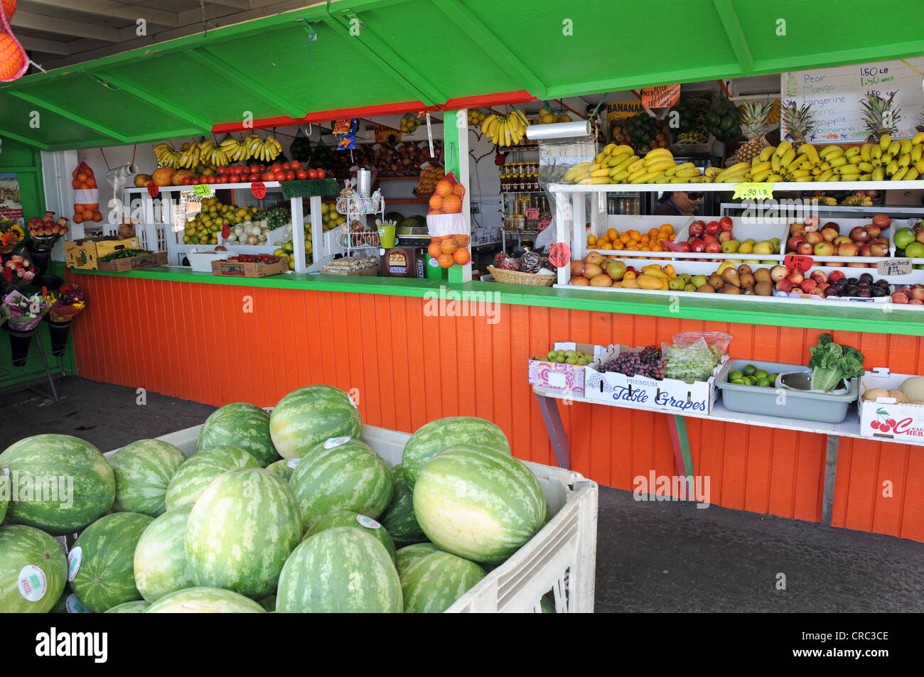 ROADSIDE FRUIT STAND,CALIFORNIA,USA Stock Photo Alamy
