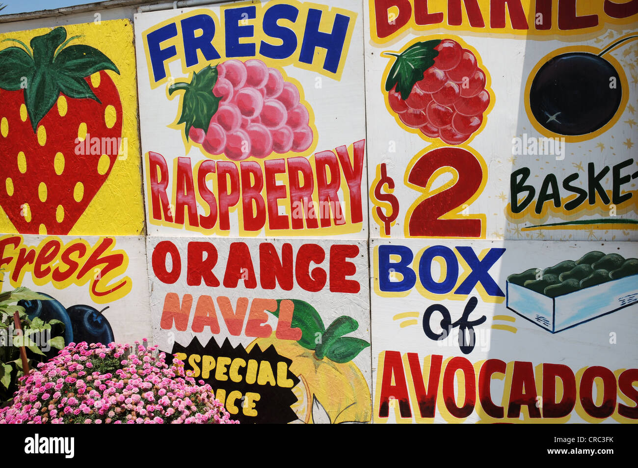 ROADSIDE FRUIT STAND,CALIFORNIA,USA Stock Photo Alamy