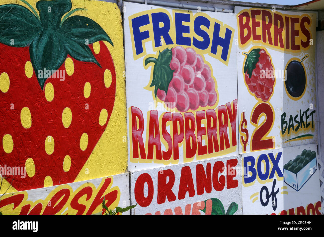 ROADSIDE FRUIT STAND,CALIFORNIA,USA Stock Photo Alamy