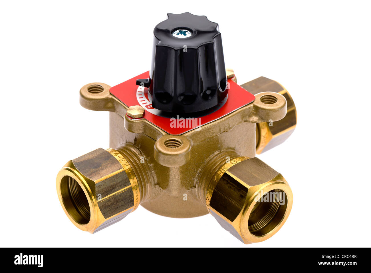 Three way mixing valve for heating applications Stock Photo Alamy