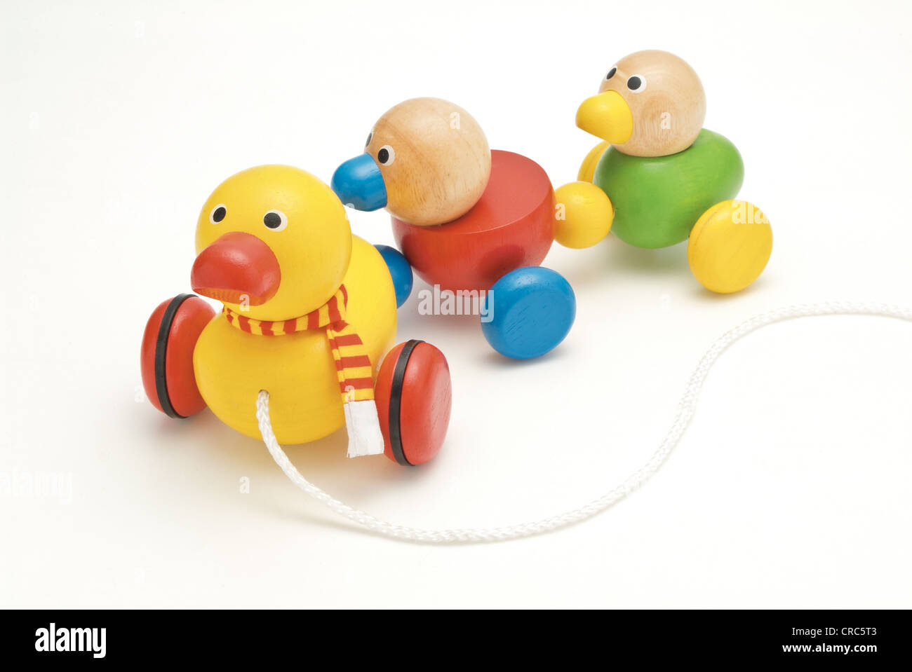 duck wood toy Stock Photo