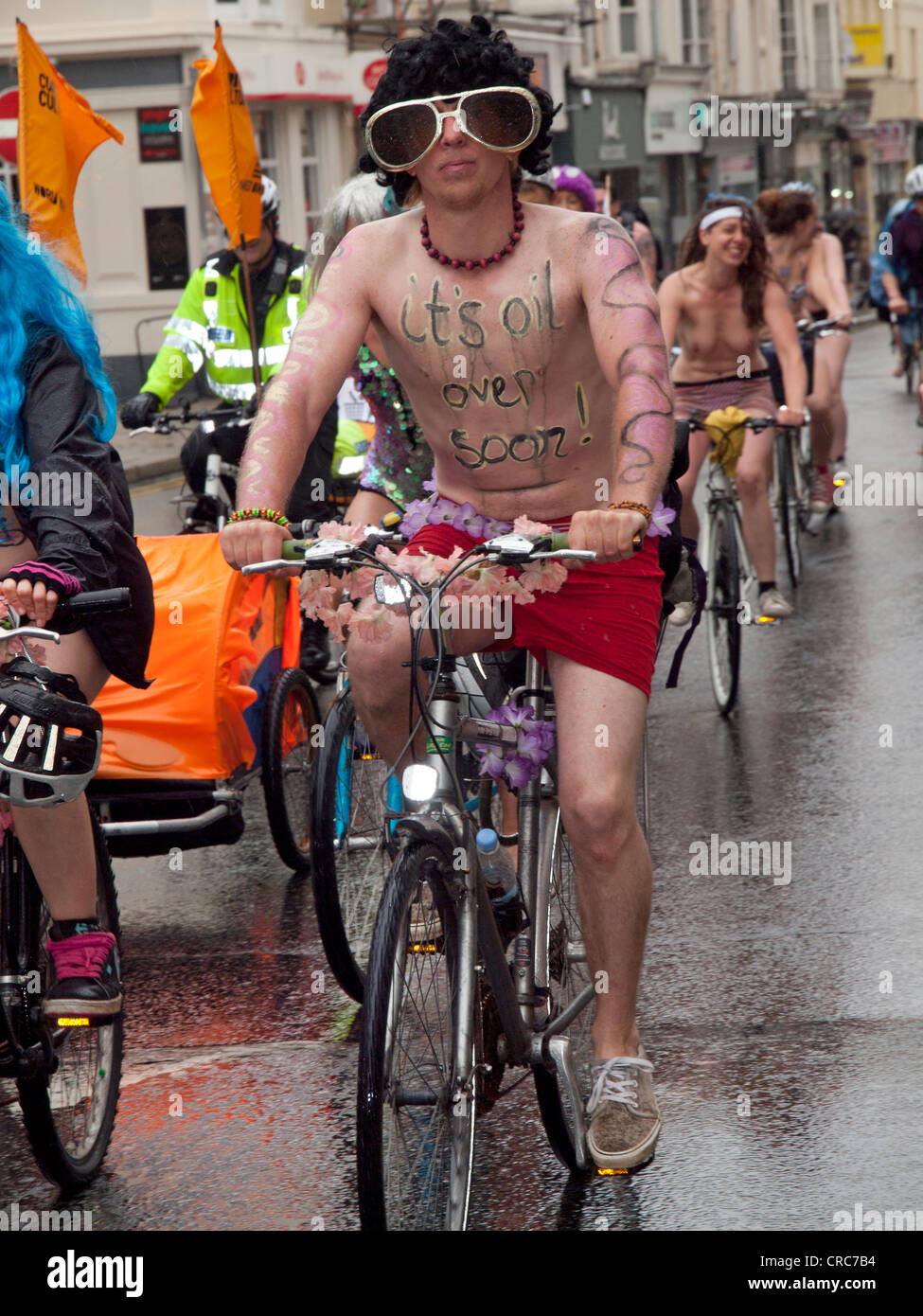 Brighton naked bike ride: the day in pictures