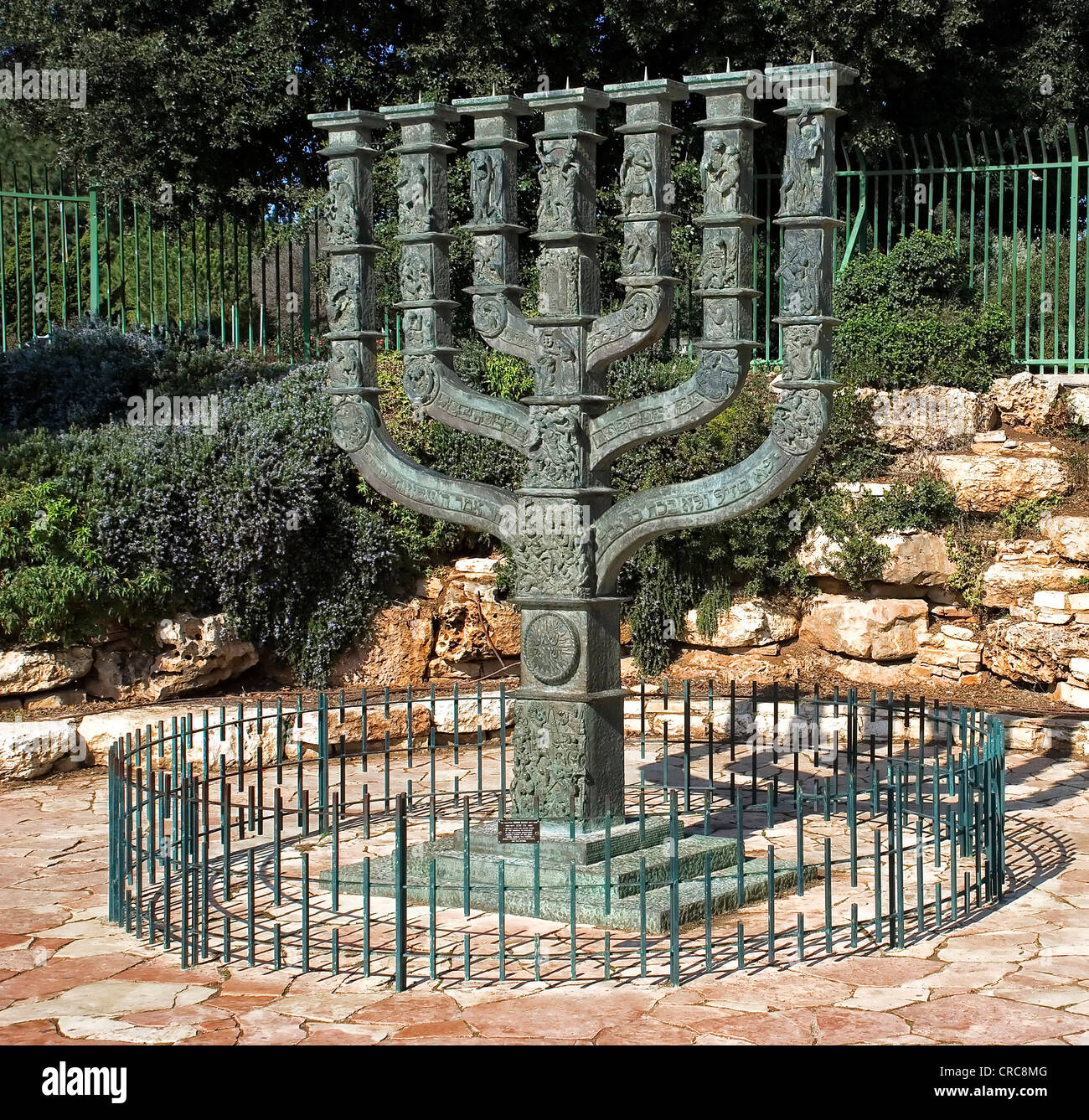 The Knesset's Menorah sculpture, Jerusalem, Israel Stock Photo Alamy