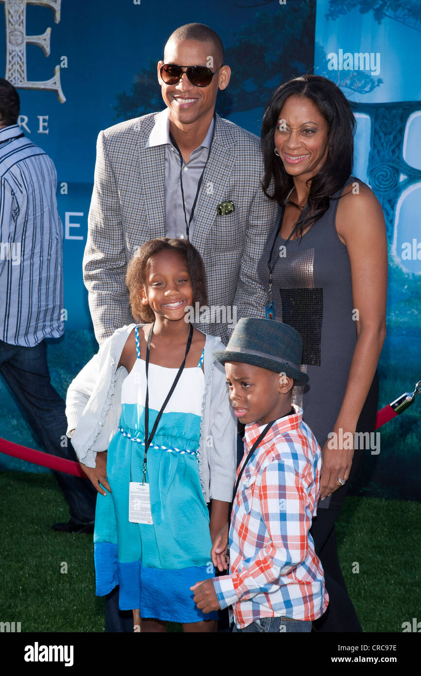 Reggie Miller With Family High Resolution Stock Photography and Images